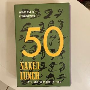 William S. Burroughs 50 NAKED LUNCH Hardback Book